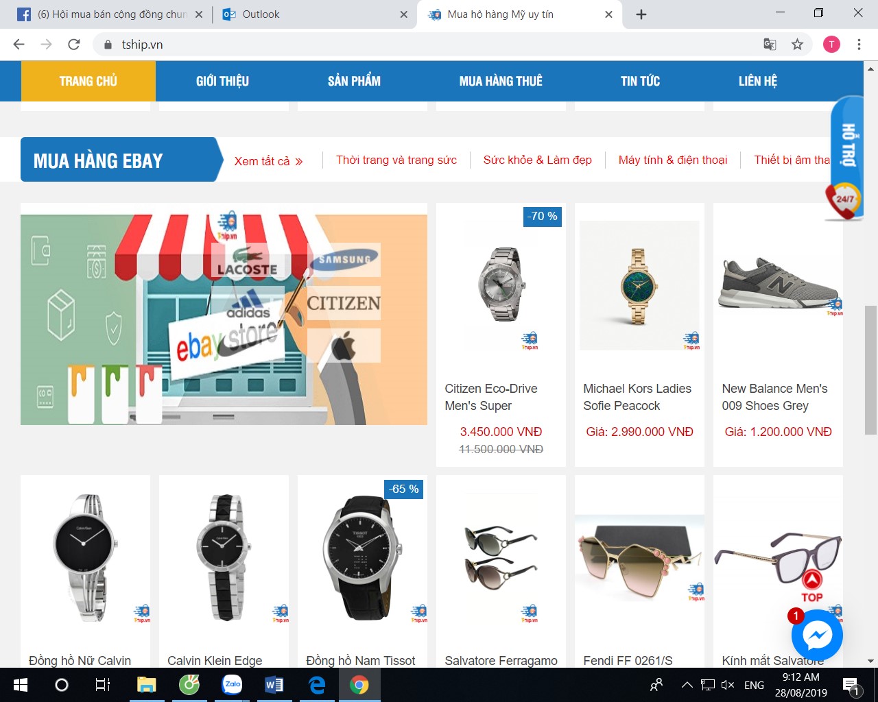 Hướng dẫn mua hàng tại Ebay.vn và vận chuyển về Việt Nam