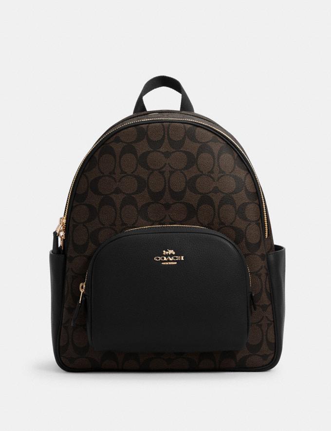 Balo Coach Court Backpack In Signature Canvas