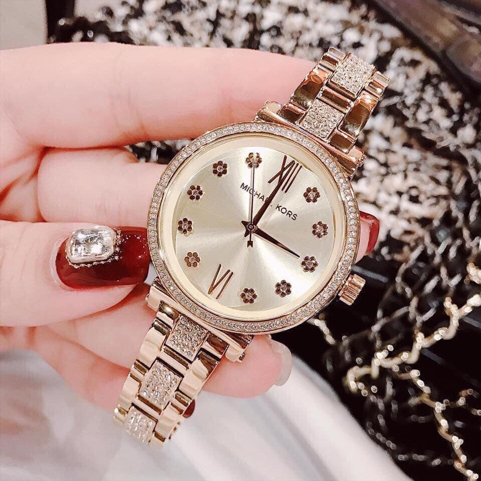 ONE SET‼️] MICHAEL KORS SOFIE 36MM CRYSTAL GOLD LADIES WATCH |MK3881,  Women's Fashion, Watches & Accessories, Watches on Carousell