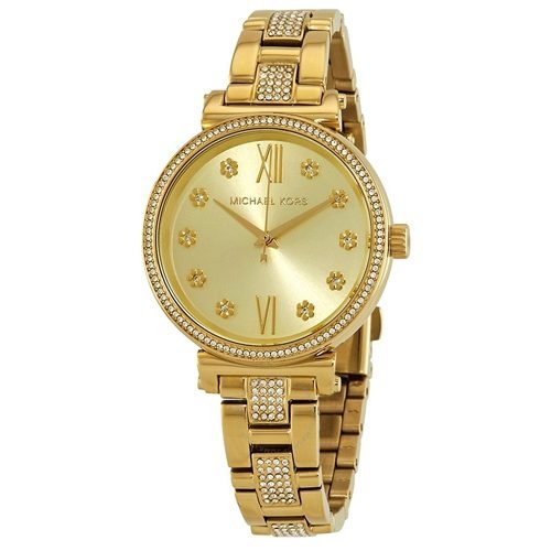 Đồng hồ Michael Kors MK3881 Women's Sofie Yellow Gold Steel Bracelet Watch