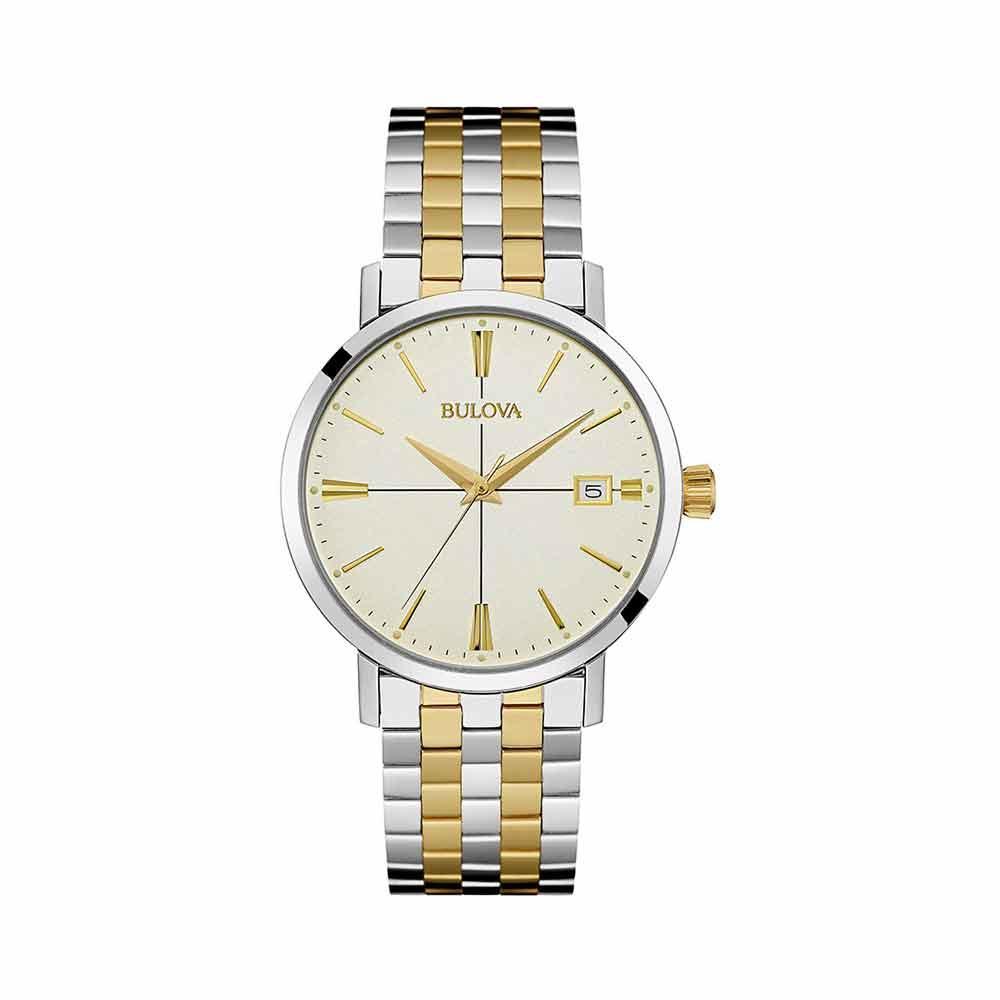 Đồng hồ nam Bulova Classic Cream Dial Men's Watch 98B255