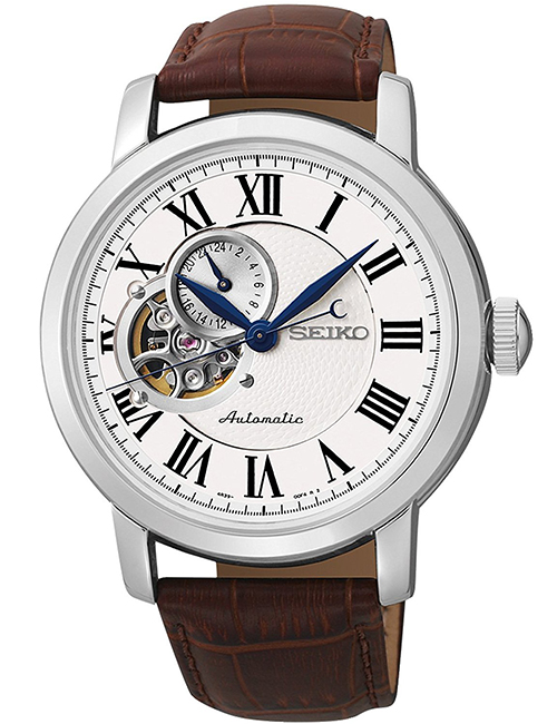 Đồng hồ nam Seiko Automatic Silver Open Heart Dial Men's Watch SSA231 -  Order hàng xách tay Mỹ uy tín