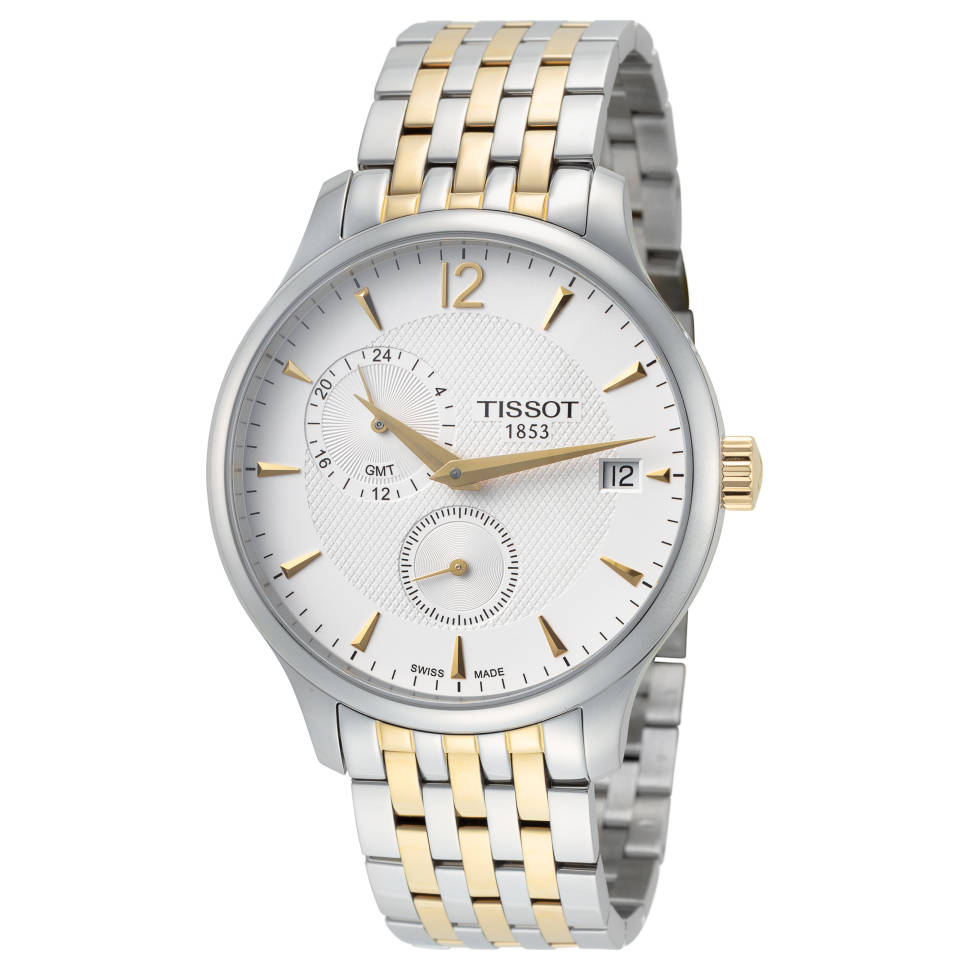 Đồng hồ nam 𝐓𝐢𝐬𝐬𝐨𝐭 Tradition Silver Dial T0636392203700