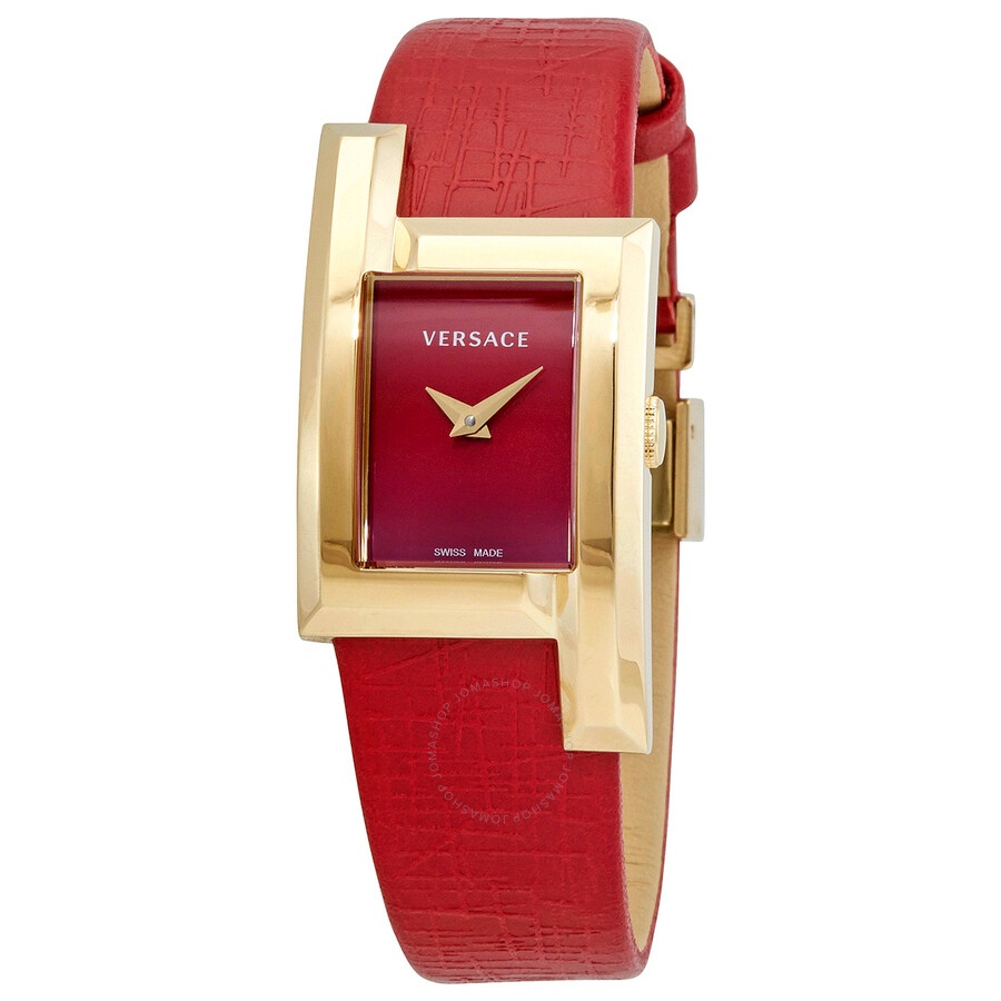 Đồng hồ nữ Versace Greca Icon Quartz Red Dial Ladies Watch VELU00319