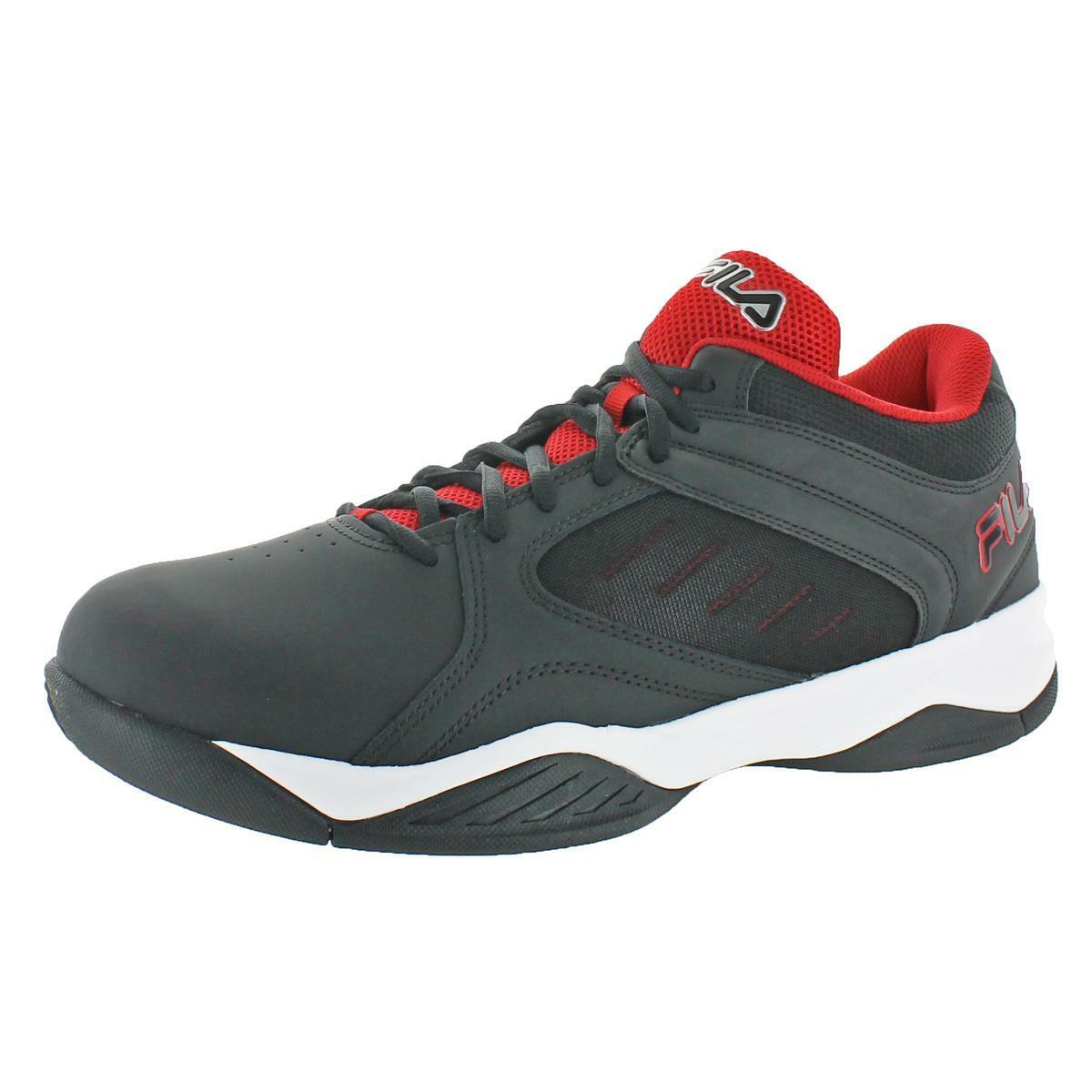 FILA 7846 Mens Bank Leather Lightweight Basketball Shoes Sneakers BHFO