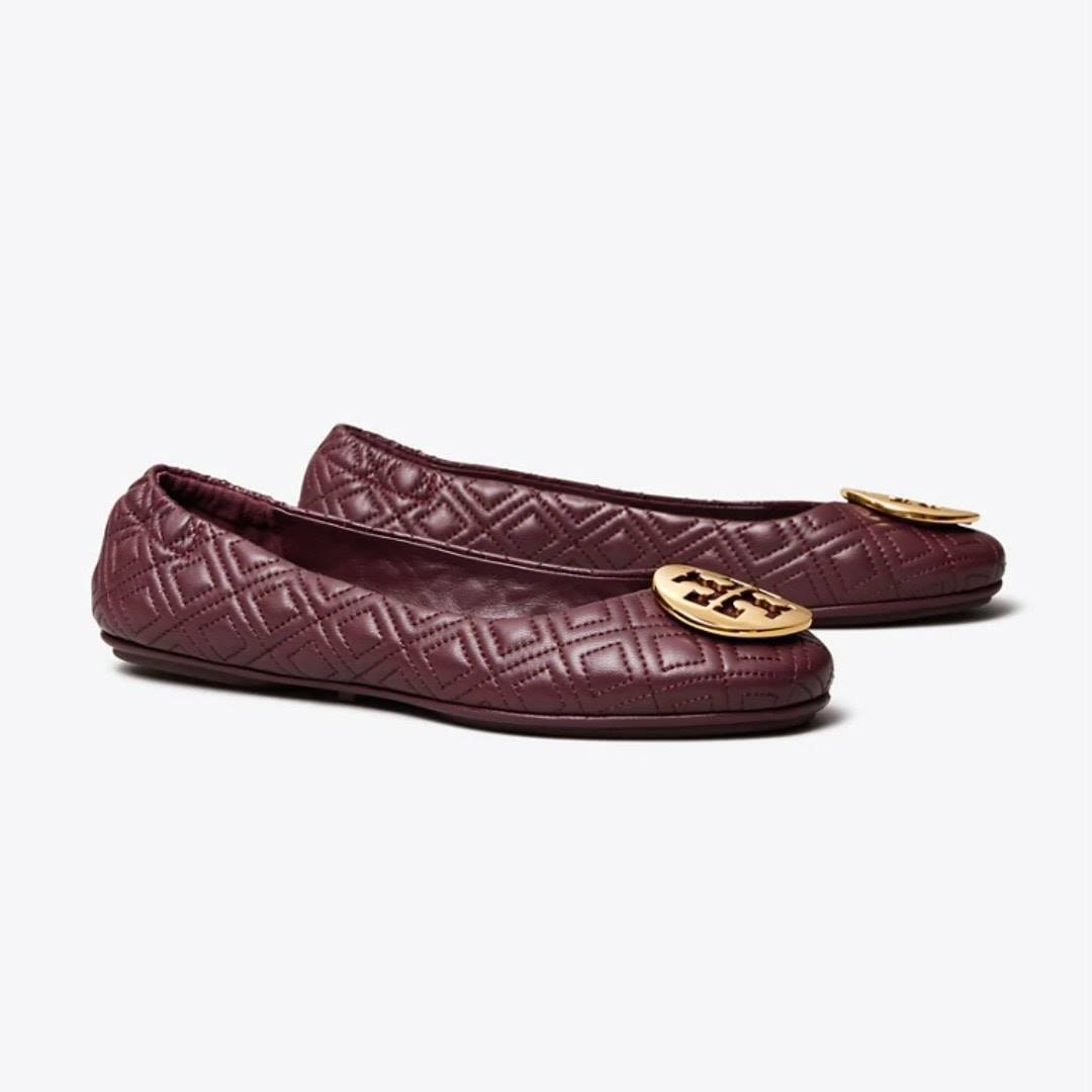 Giày bệt Tory Burch MINNIE TRAVEL BALLET FLAT, QUILTED LEATHER