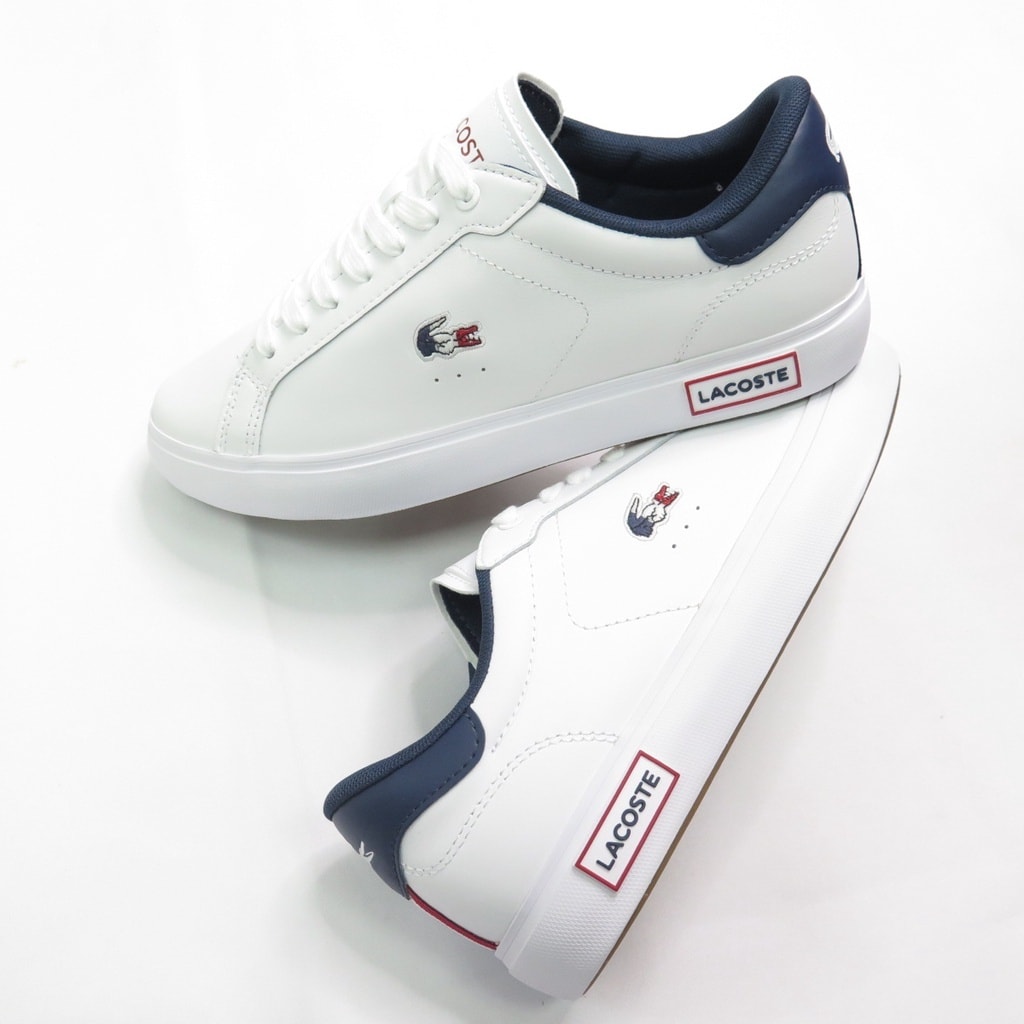 Giày thể thao Lacoste Powercourt Leather Tricolor Sneakers
