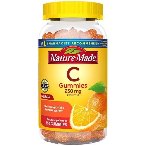 Kẹo dẻo bổ sung vitamin C Nature Made Gummies Tangerine 250mg, 150 viên