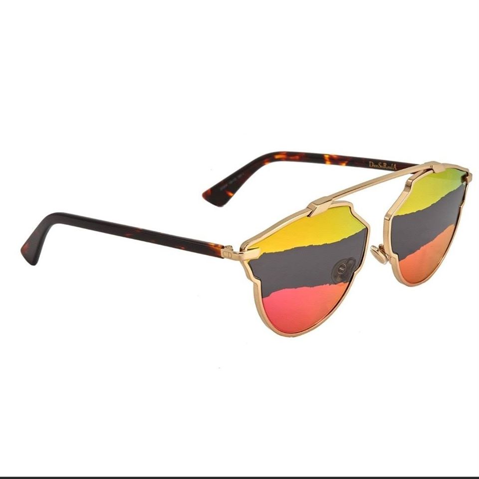 Dior Sunglasses Offset 2 W6Q 0T White Pink Green Red Grey Silver Mirror   Discounted Sunglasses