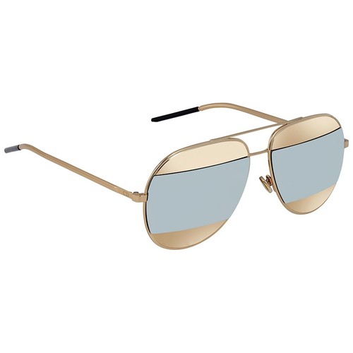 Mắt kính Dior Gold Pixel Brown Aviator Unisex Sunglasses DIORSPLIT1 J5G/5V 59