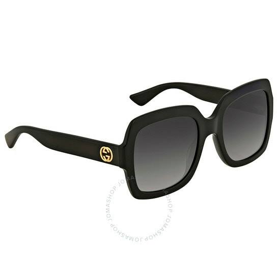 Mắt kính G u c c i Grey Gradient Square Sunglasses GG0036S 