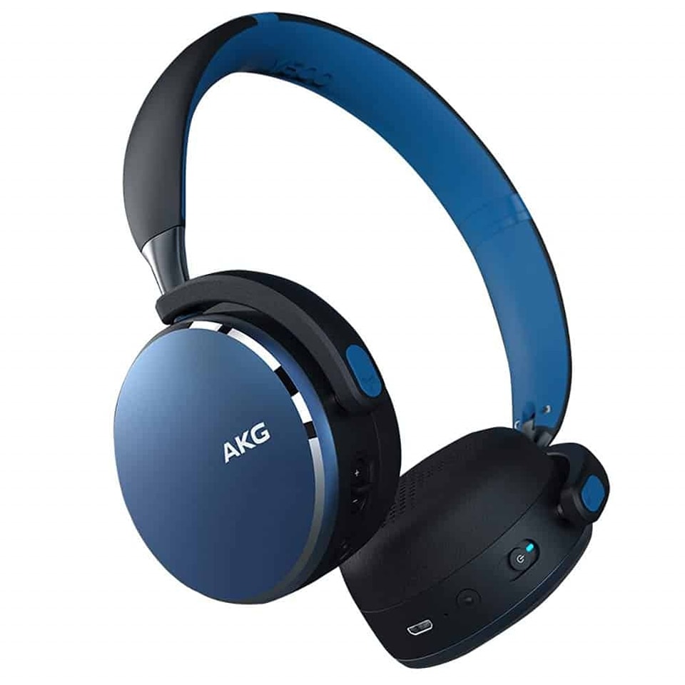 Tai nghe AKG Y500 Wireless Bluetooth On-ear Headphones with Universal Mic/Remote
