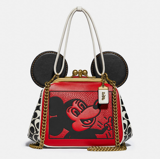Túi xách Coach Disney Mickey Mouse X Keith Haring Kisslock Bag