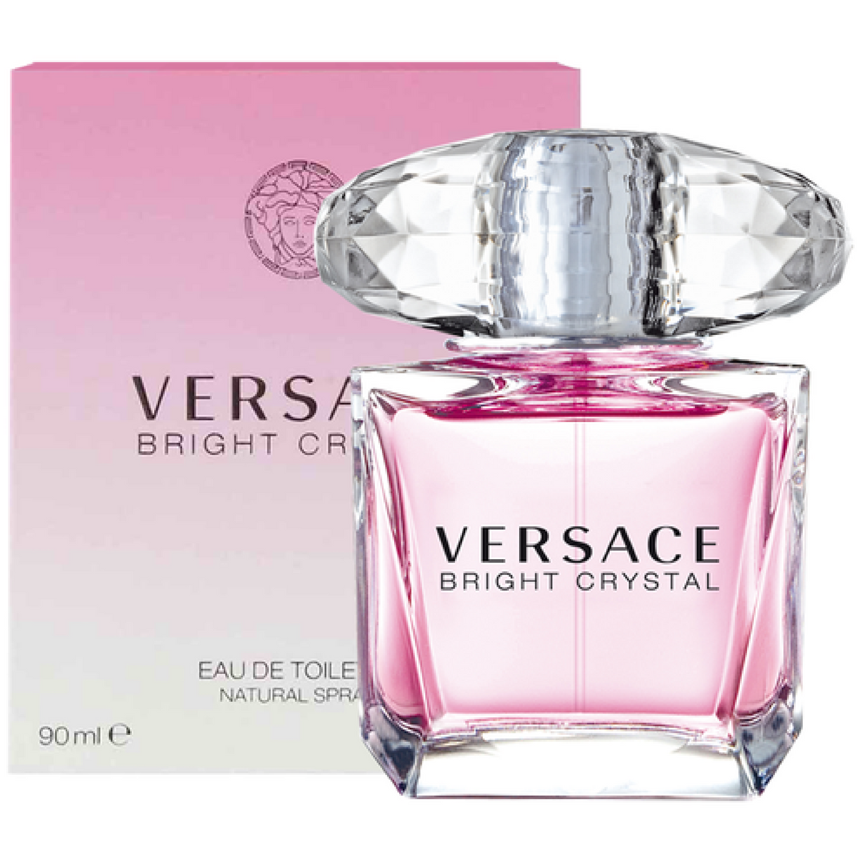 Versace Bright Crystal 3.0 oz 3 oz EDT Spray Perfume For Women Brand New In Box