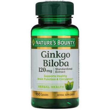 Viên uống bổ não Nature's Bounty Double Strength Ginkgo Biloba, 120mg, 100 viên